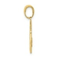thumbnail image 2 of FB Jewels 14K Yellow Gold Polished Flat-Backed Teacher Frame Pendant, 2 of 3