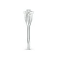thumbnail image 4 of Angara Natural Diamond Ring - Solitaire Round Diamond Infinity Promise Ring in Platinum for Women (Ring Size = 3), 4 of 10
