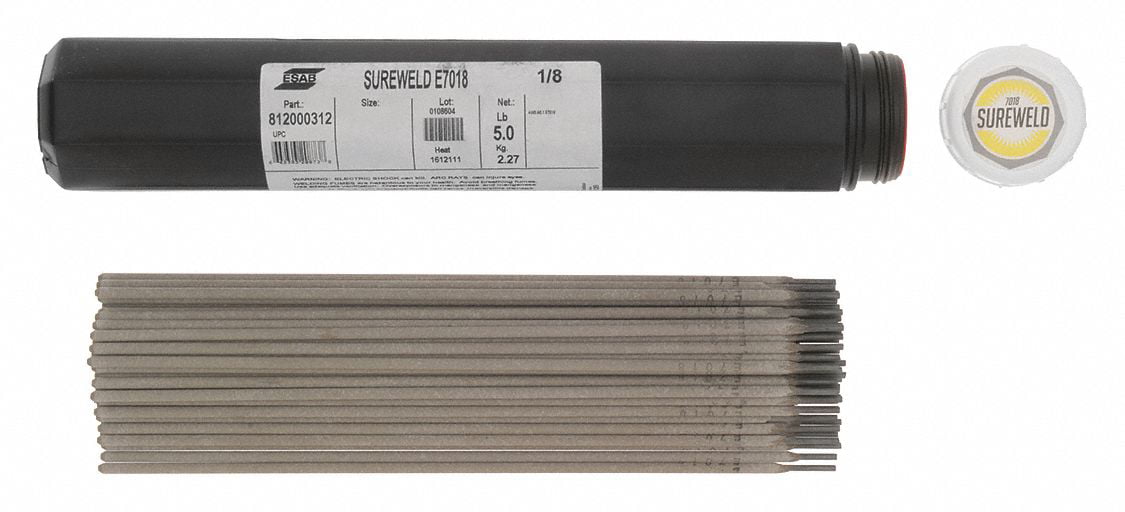 40 Pounds 1/8 in Dia 5 lb Carbon Steel Tungsten Electrodes 14 in Long