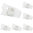 thumbnail image 1 of Sewing Clips, 10 Pcs Premium Quilting Clips, Versatile Craft Clips for Quilting, Fabric, Binding, Crocheting, Kniting etc,Clear*10, 1 of 8