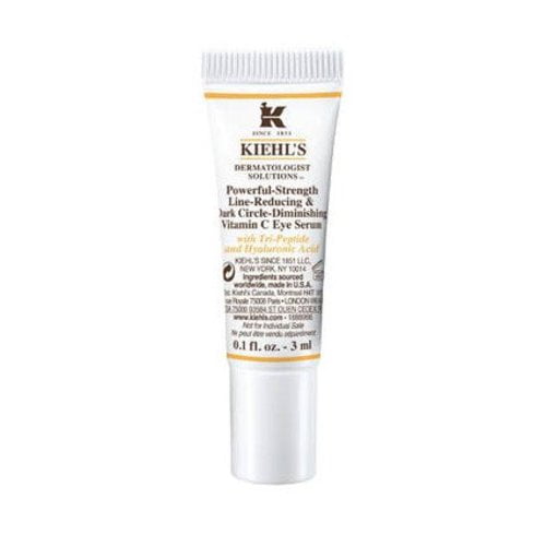 Kiehl's Powerful-Strength Sérum pour les Yeux à la Vitamine C Réduisant les Cernes, Format de Voyage, 1 Oz