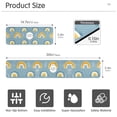 thumbnail image 3 of Yayeee Faucet Mat for Kitchen Sink 14.7" Diatomite Long Splash Guard Pad, Light Blue Rainbow, 2 Pack, 3 of 7