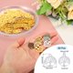 thumbnail image 2 of Uxcell 80 Pcs Metal Tree Bead Charm Tree of Life Charm Pendant, Plata Clara, 0.9 x 0.8 Pulgadas, 2 of 6