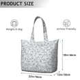 thumbnail image 3 of Romantic Rose Peony Pattern Weekender Bag Boho Floral Print Travel Tote, Lightweight, , Multiple Pockets, for Women, 3 of 5