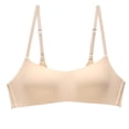 thumbnail image 4 of dinapents Seamless Wireless Bra for Women Skin Tone Invisible T-Shirt Bra with Adjustable Straps Bras for Daily Wear, 4 of 5
