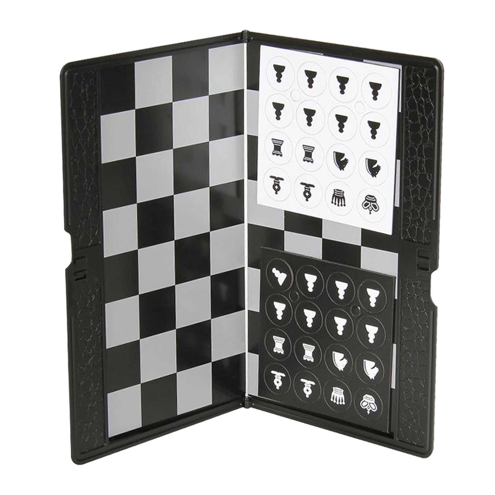 Foldable MINI Magnetic Chess Set Portable Wallet Pocket Chess Board Games 