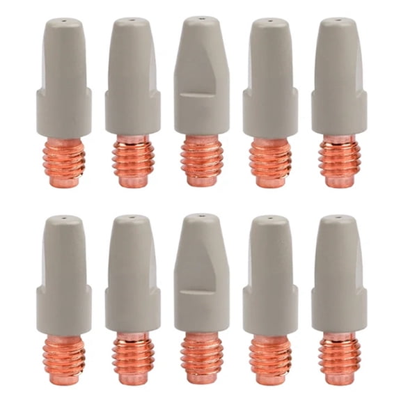 10PCS 36KD Welding Contact Tips Coating Protect M8 Gas Nozzle Tip 0.8mm MIG Welding Torche Welding Tool Parts