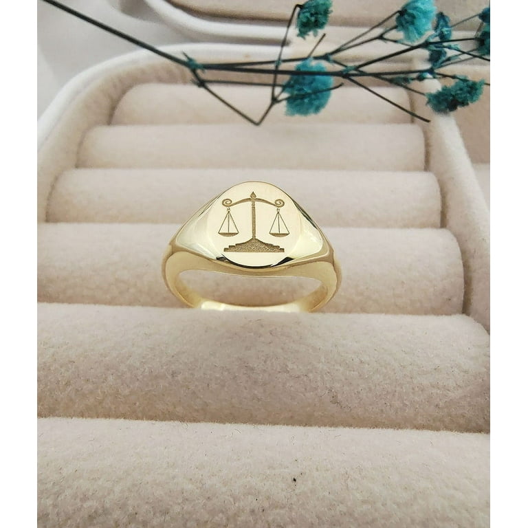 Aspire Jewels Scales Of Justice Ring Libra Zodiac ring Balance