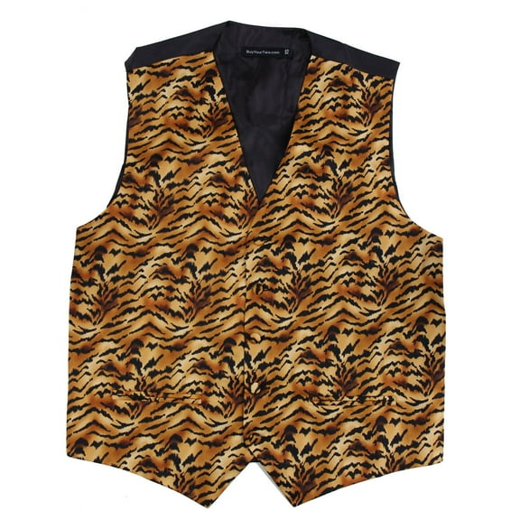 Tiger Printed Formal Vest
