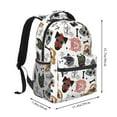 thumbnail image 2 of Haiem Hip Hop Dog Printed School Backpack,Casual Travel Lightweight Backpack,Durable Comfortable Multifunctional Backpack,Laptop Backpack, 2 of 6