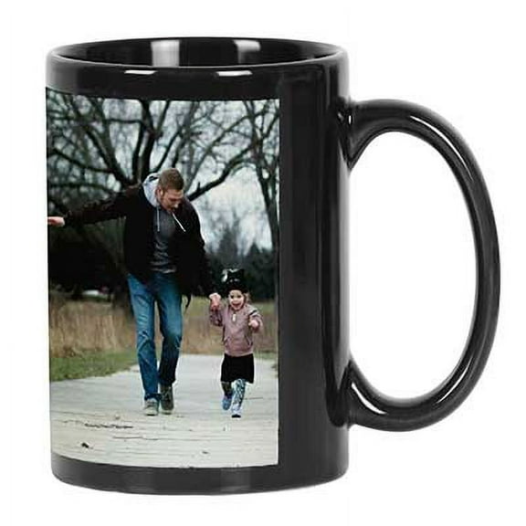 Printtoo PersonalizedPhotoCollage CoffeeMugYou Are The Best Dad In The World Custom Picture Ceramic CupDishwasher & Microwave Safe- 11 Oz -Black