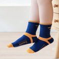 thumbnail image 3 of OUSITAID 5pairs Boys‘ Sweat Absorbing Breathable Sports Style Socks, 3 of 7