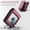 Winered, variant on ELEHOLD Wallet Case for Samsung Galaxy Z Flip 6, premium PU leather zipper card holder phone case zipper card holder phone case,Pink