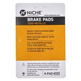 thumbnail image 4 of Niche Semi-Metallic Brake Pad Set for 2006-17 Triumph Daytona 675 Motorcycle MK1002813, 4 of 8