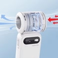 thumbnail image 4 of Mini Ventilador de Mano de Bajo Ruido, 100 Velocidades, Pantalla LED, 3600 MAh, Recargable por USB, Portátil para Exteriores., 4 of 5