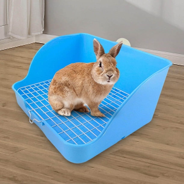 xinxixnxx Rabbit Litter Box Hamster Guinea Pig Pet Toilet Small