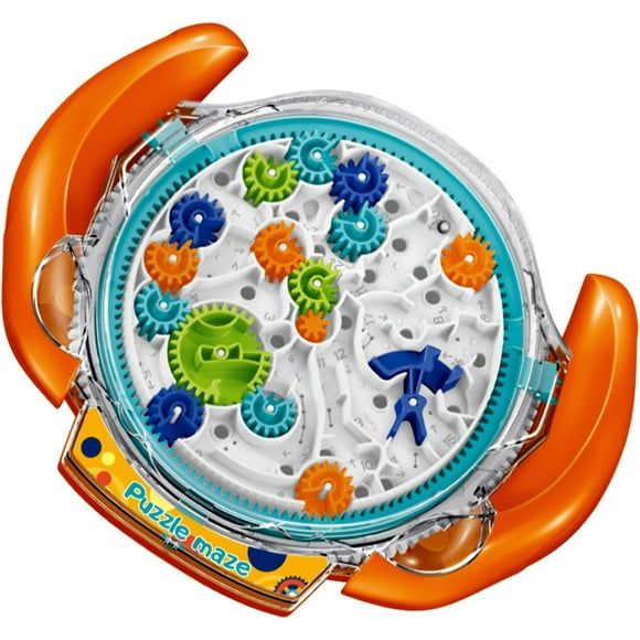 TRAHOO-The Ultimate Mind Puzzles for Ages 8-10 Challenge 3D Maze Game Brain Teaser Puzzles Toys for Children Teens and Adult Fun Travel Game for Kids Toys Labyrinth Game Marble Maze(Orange)