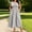 Gray, variant on Womens Short Sleeve Dresses Women Dresses with Pockets Loose Fit Plus Size 2026 Solid Color Square Neck Flowy Summer Maxi Dress for Work and Weekend L-6XL