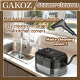 thumbnail image 2 of High pressure steam cleaner, high-temperature carpet cleaner, handheld household steam cleaner, steam cleaner, easy to carry, suitable for kitchen fumes, sofas, small air conditioners, 2 of 5