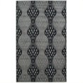 thumbnail image 1 of Linon Rugs Milan Rectangular Area Rug in Black and Turquoise-1'11" x 2'10", 1 of 1