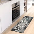 thumbnail image 5 of Coolnut Beautiful White Tiger Bath Mat, Dry Quickly Non Slip Absorbent Bath Rug, Soft Living Room Bedroom Home Floor Mats, Bath Mats for Bathroom, Tub and Shower 20" x 39" Home Decor, 5 of 7