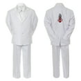thumbnail image 3 of Baby Boy Christening Notch Lapel Suit Silver or Gold Guadalupe On Back SM-20, 3 of 4