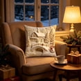 thumbnail image 2 of KFUIRDE Christmas-Printed Cushion Cover 18x18in, 3D Printed Sofa Pillow with Festive Christmas Theme, Decorative Cushion Case for Couch Living Room, Xmas Holiday Home Decor C, 2 of 5