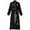 Black, variant on Mens Priest Cassock Pastor Robe Church Robe Clergy Roman Cassock Belt