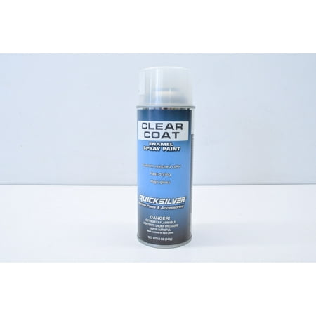 Quicksilver 710 92 802878q53 Clear Coat Enamel Spay Paint Can Qty 1 Quicksilver 710 92 802878q53 Clear Coat Enamel Spay Paint Can Qty 1