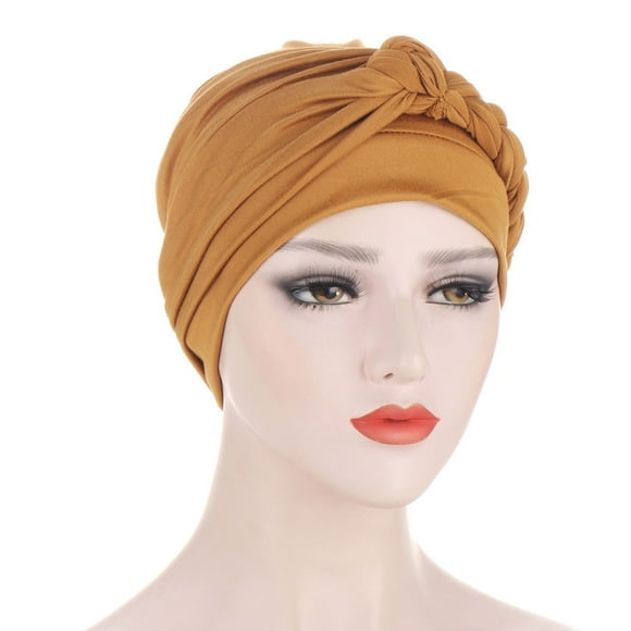 Kelon Heardband On Sale Women Headscarf Women Pre Tied Bonnet Braid Turban African Head Wrap Headwear Cap