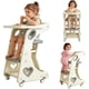 thumbnail image 1 of Taburete de Cocina 4 en 1, Torre de Aprendizaje Montessori con 2 Niveles de Ajuste de Altura, Cinturones De Seguridad Ajustable, Placa Giratoria de 240 °, Ruedas de 360 Grados, 80*51*42cm (Gris), 1 of 9