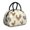 Rooster and Hen, variant on Rooster and Pumpkin Blue Pattern Insulated Lunch Bag,Leakproof Large Capacity Lunch Box for Work,Picnic or Travel,11.4 X 6.7 X 8.3 Inches
