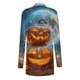 thumbnail image 5 of Feancey Womens Lightweight Cardigans Plus Size Casual Halloween Open Front Kimonos Milk Silk Soft Long Sleeve Cardigan Jacket Multicolor M, 5 of 6