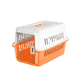 thumbnail image 1 of Jaula Transportadora Mascotas Rectangular Belug Naranja Blanco, 1 of 5