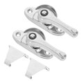 thumbnail image 1 of CRAFTHROU 2 Sets Stainless Steel Safety Window Lock Crescent Lock for Homeowners, 1 of 8
