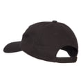 thumbnail image 3 of North Carolina Dogwood with Map Embroidered Unstructured Washed Cap - Black OSFM, 3 of 5