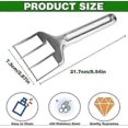 thumbnail image 4 of Watermelon Cutter Slicer Tool 430 Stainless Steel mango Slicer Fruit Cutter Melon Cutting Tool Kitchen Gadget Portable Practical Upgrade Silver Manual, 4 of 4