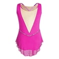 thumbnail image 4 of Haitryli Children Girls Ballet Lyrical Dance Outfits Competitions Clothes Figure Ice Skating Dress Gymnastics Tutu Skirt Hot Pink 10, 4 of 7