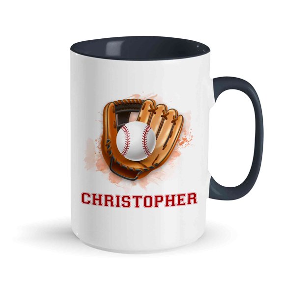 Lazaofficial Personalized Coffee Mugs, Baseball Mug, Baseball Coffee Mug, Baseball Mugs For Men