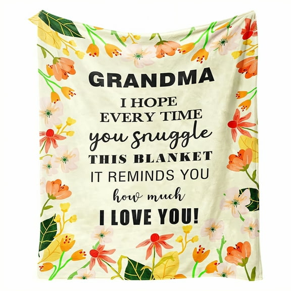 AUQ Throw Blanket,Gentle Fabric Feel Cute Blanket,Calm Daily Comfort Bed Blanket,Style1,75*100cm