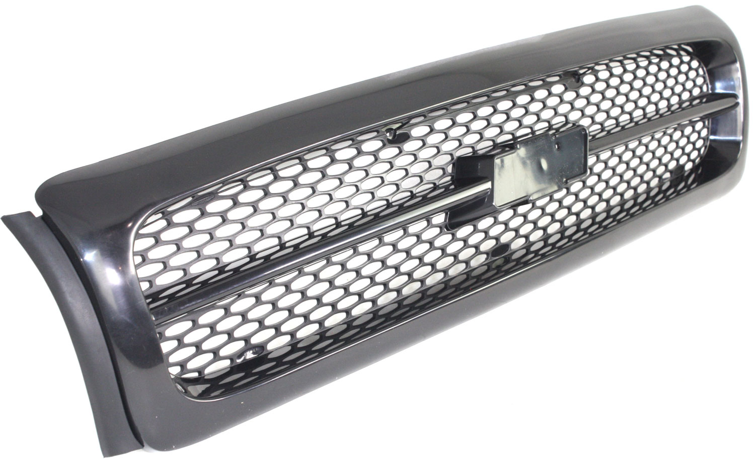 Grille Assembly Compatible With 1994-1996 Chevrolet Impala Sedan Painted Black Shell and Insert