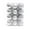 Silver, variant on 24ct Christmas Ball Ornaments, 2.36Inch Shatterproof Christmas Tree Decorations, Perfect Hanging Ball for Indoor/Outdoor Holiday Party Decorations, Blue
