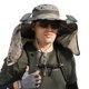 thumbnail image 3 of Sombrero de pesca grande con protección solar y doble ventilador solar | Batería recargable USB de 800 mAh | Ala ancha 12cm | Malla transpirable | Ajuste ajustable 22-24" | Senderismo al aire libre, 3 of 6