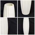thumbnail image 4 of Jarrón Grande de Cerámica para Piso de 61 Cm de Alto, Jarrón Blanco Moderno de Flores de 24 Pulgadas de Alto para Oficina, Hogar, 4 of 8