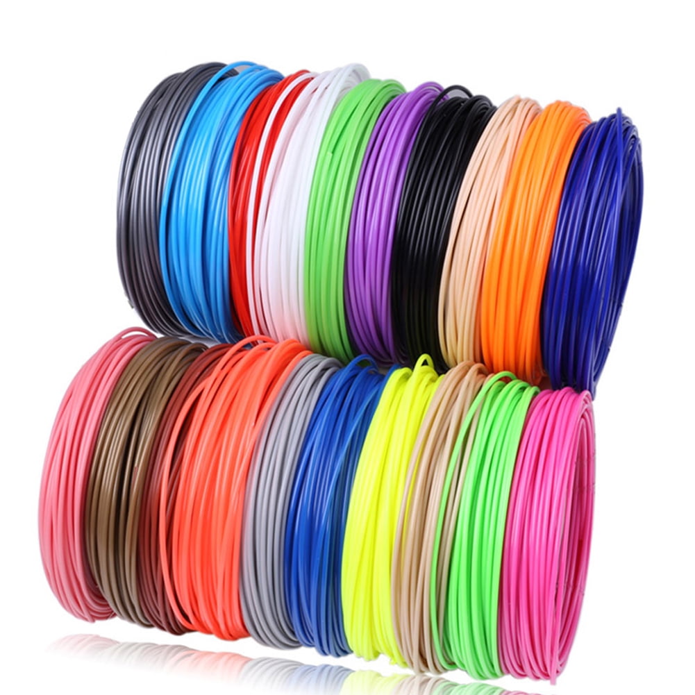 Details about   10pcs/20pcs 10/20 Colors 5m PLA Filament Refill Consumables for 3D Printing Pen 
