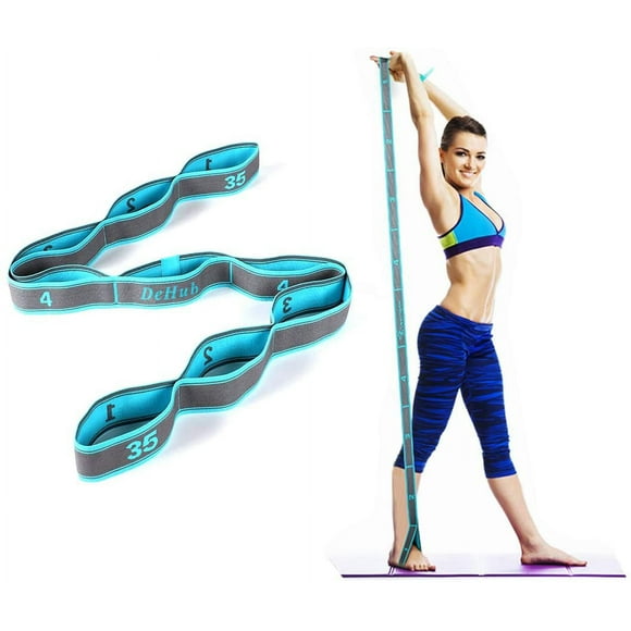 Exercise Strap, Elastic Workout Exercise Bands, Adults Elastic Resistance Band Latin Yoga Pilates Dance Gym Fitness Exercise Strap.