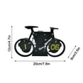 thumbnail image 3 of Agiferg Retro European Bicycle Style Page Turning Clock Creative Desktop Clock Fashion Ornaments Decorative Clock, 3 of 5