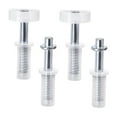 thumbnail image 4 of Kit de herrajes para puertas plegables, pieza para puertas corredizas, pivote superior de acero inoxidable y rueda guía de repuesto para oficinas y 4 piezas, 4 of 8