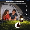 thumbnail image 4 of Lámpara de mesa de barra de queroseno de hierro de linterna de camping vintage LED 2 modos 1800mAh (B) Sywqhk Para estrenar, 4 of 7
