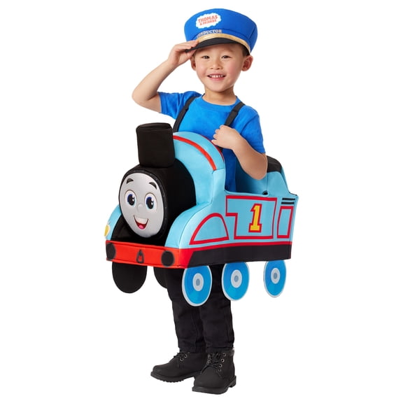 Thomas & Friends, Thomas the Tank Ride Along Halloween Costume for Toddler, Size 3-4T, by Inspirit Designs
